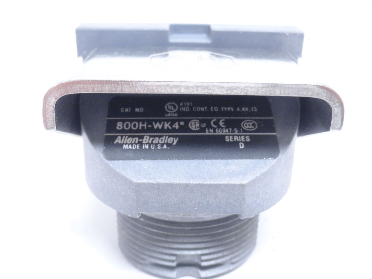 Allen-Bradley 800H-WK4B; Flip Lever Pushbutton; 2-NO; 2-NC