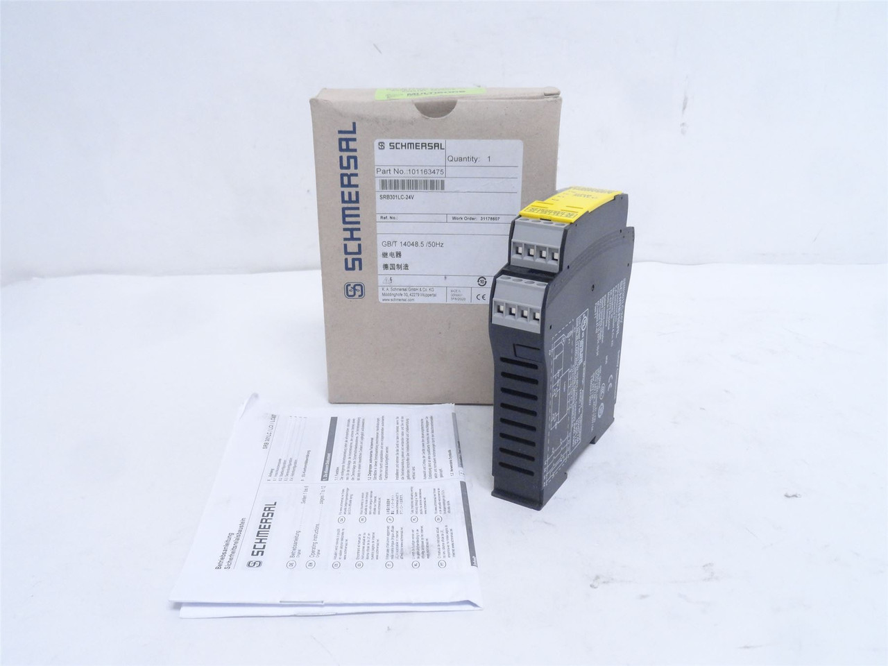 Schmersal SRB301LC-24V; Safety Switch 101163475 24VAC/DC