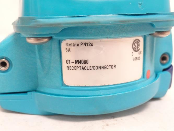 Meltric 01-M4060; PN12c Receptacle 11-Pin+G; 50V 5A
