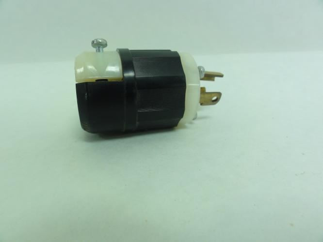 Leviton 4720-C; Locking Plug; 15A; 125V; 2 Pole