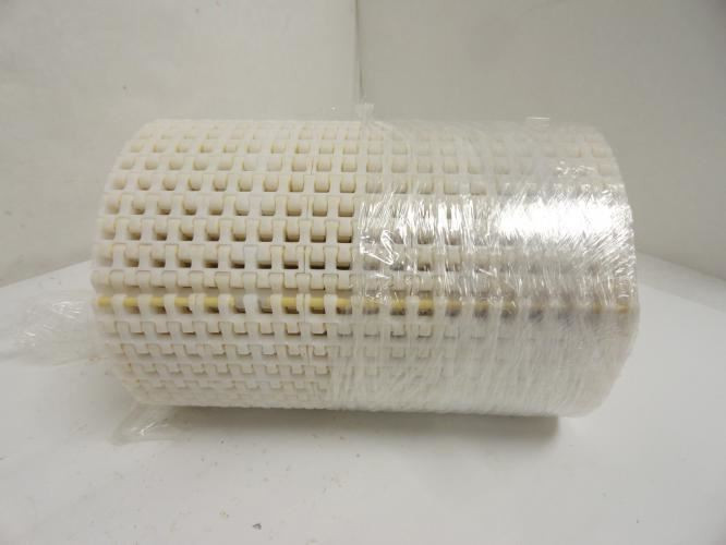Habisat SM605-10; Smooth White Acetal Conveyor Belt 10"W x 10'L