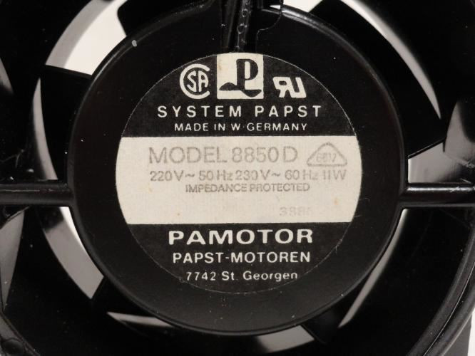 Pamotor 8850D; Miniature Fan; 230VAC