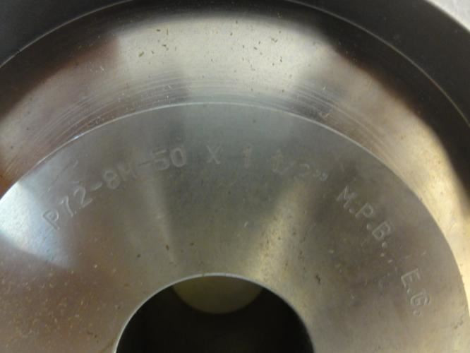 EDT P72-8M-50X1-1/2; Belt Sprocket; 72T; 1.5"ID; 50mm Belt W