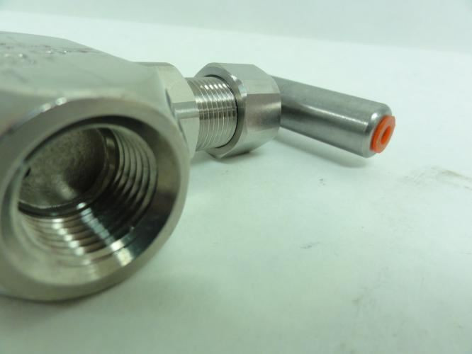 HSME VAN200401; SS Needle Valve; 1/2" NPT 6;000 psi