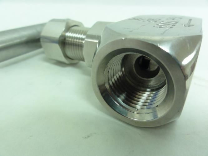HSME VAN200401; SS Needle Valve; 1/2" NPT 6;000 psi
