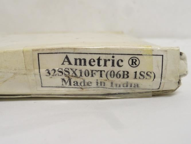 Ametric 32SSX10FT; Roller Chain # 06B 1SS; 10' L