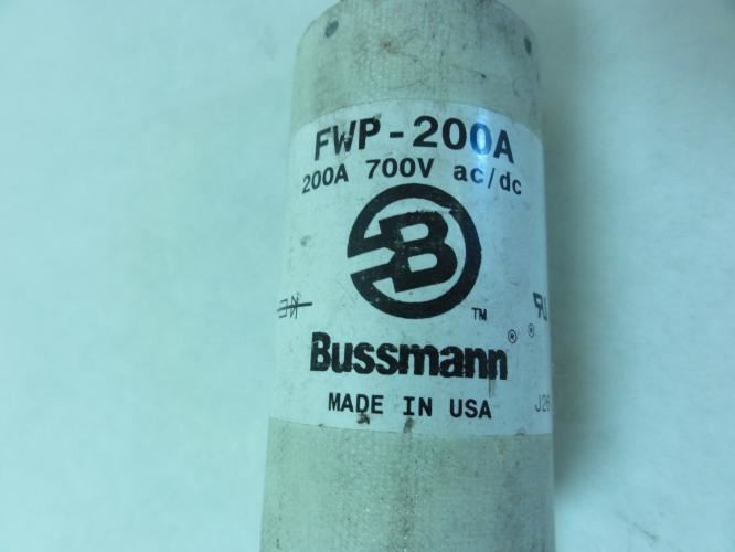 Bussmann FWP-200A; Fuse; 200A; 700VAC/DC