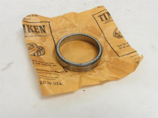 Timken LM29710; Tapered Roller Bearing Cup; 2-9/16" OD; 0.55" W