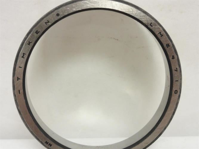Timken LM29710; Tapered Roller Bearing Cup; 2-9/16" OD; 0.55" W