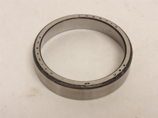 Timken LM29710; Tapered Roller Bearing Cup; 2-9/16" OD; 0.55" W