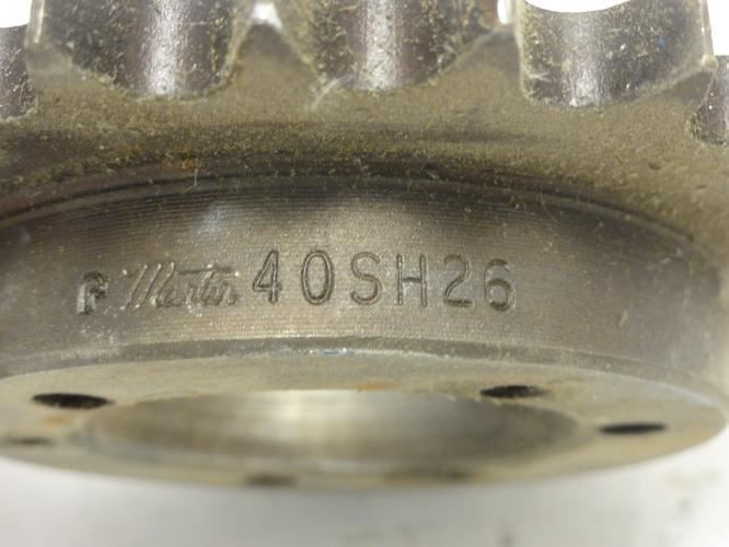 Martin 40SH26; Bushed Sprocket # 40 26T