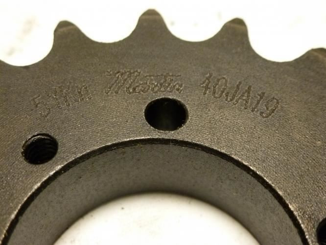 Martin 40JA19; Bushed Sprocket # 40 19T