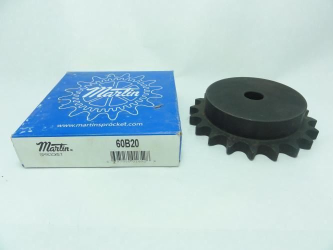 Martin 60B20-3/4; Sprocket # 60 20T 3/4"ID