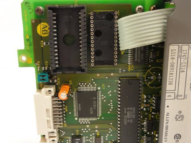 Allen-Bradley 1747-L514; Processor Unit; Missing Chips See Desc