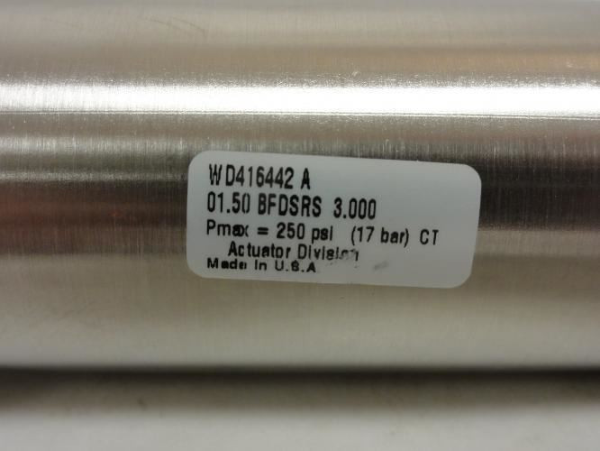 Schrader Bellows 01.50 BFDSRS 3.0; Air Cylinder 3" Stroke