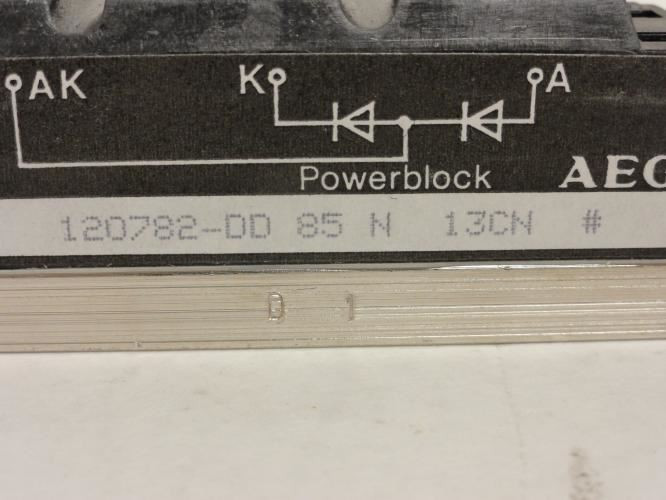 AEG 120782-DD 85 N; Powerblock Rectifier Bridge