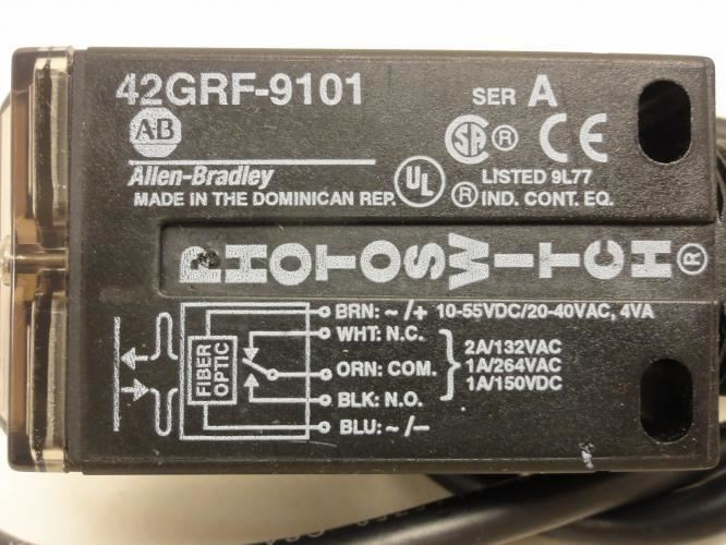 Allen-Bradley 42GRF-9101 ; Photosensor; 10-55VDC 20-40VAC 4VA