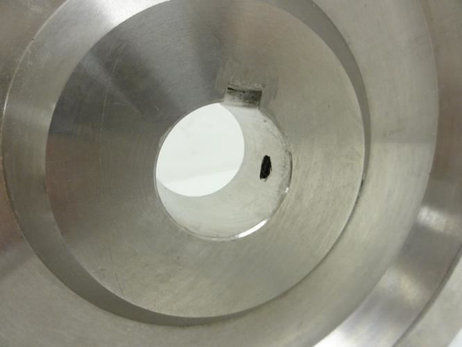 MFG- MDL-UNKN-140207; Timing Belt Pulley SS; 1.5"ID; 9-3/4" OD