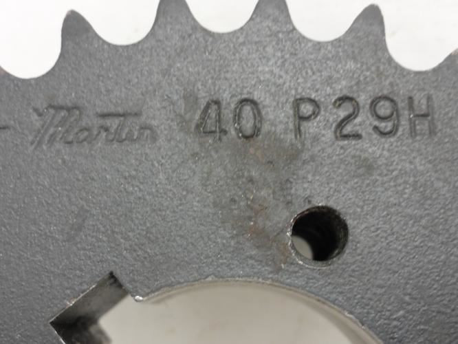 Martin 40P29H-1-7/8; Bushed Sprocket # 40; 29T; 1-7/8"ID Hardened