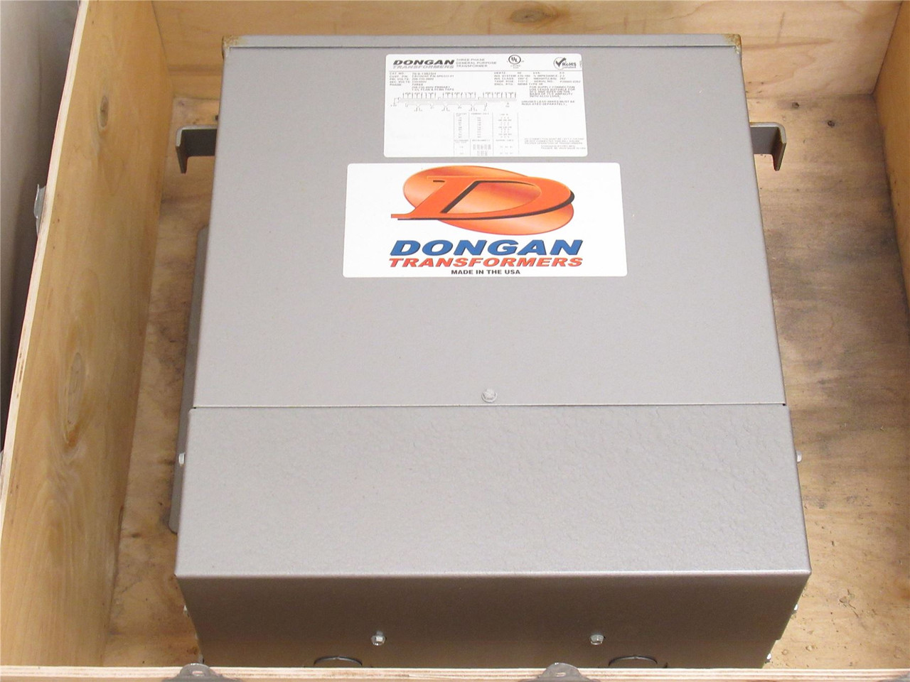 Dongan 76-9-1382SH; Transformer; GP; 208-460VAC; 9kVA