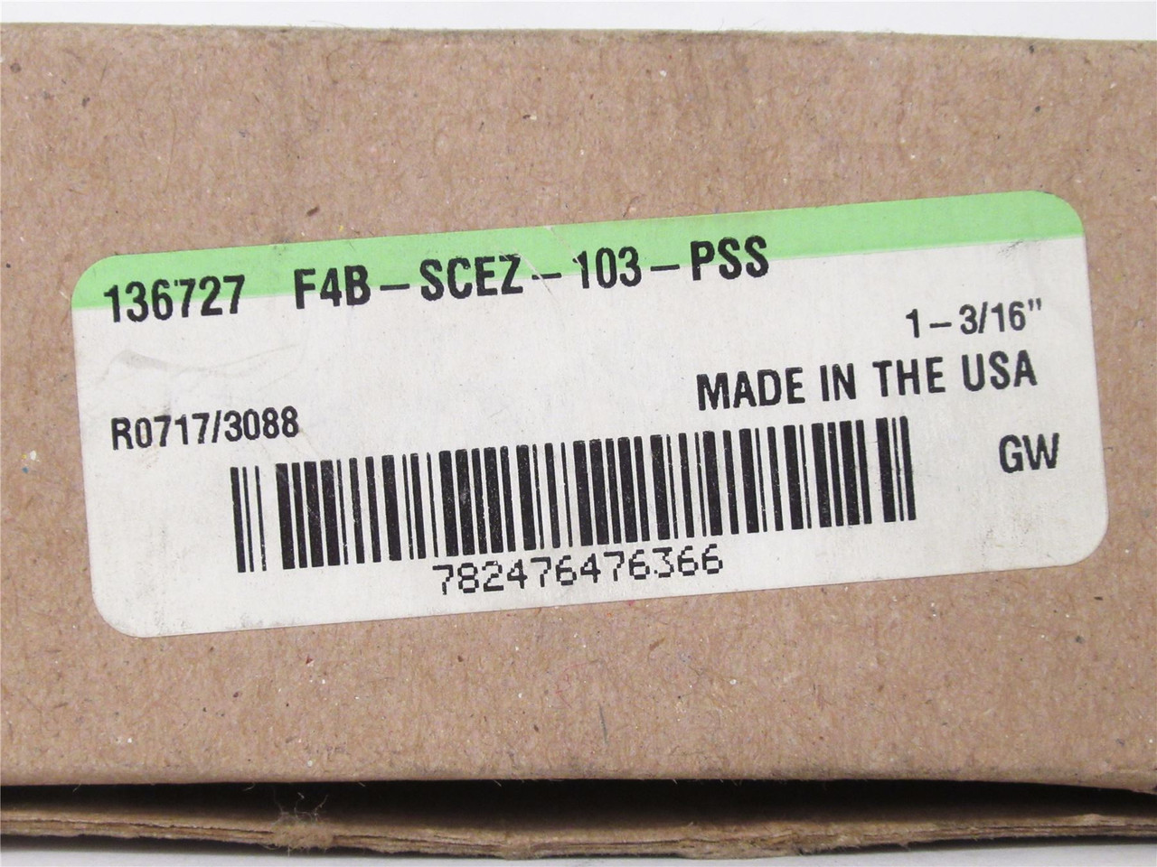 Dodge 136727; Flange Mounted 4-Bolt Bearing  F4B-SCEZ-103-PSS