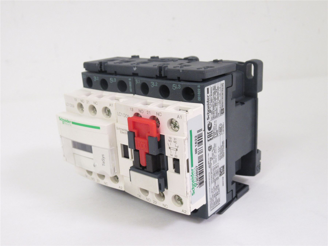 Schneider LC2D09G7; Reversing Contactor; 9A; Coil: 120VAC