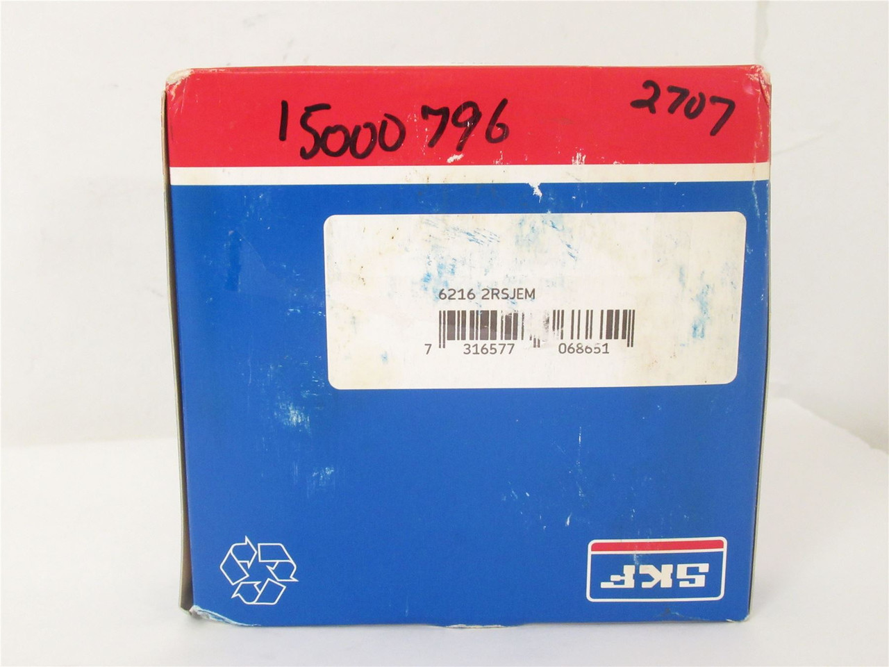 SKF 6216 2RSJEM; Deep Groove Ball Bearing; 80mmIDx140mmOD