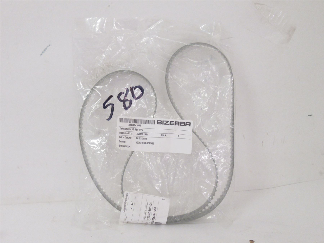 Bizerba 38054941000; Toothed Belt 16 T5X1075