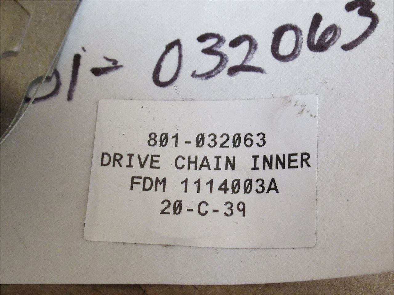 FDM 1114003A; Inner Drive Chain; SS; 42" Long