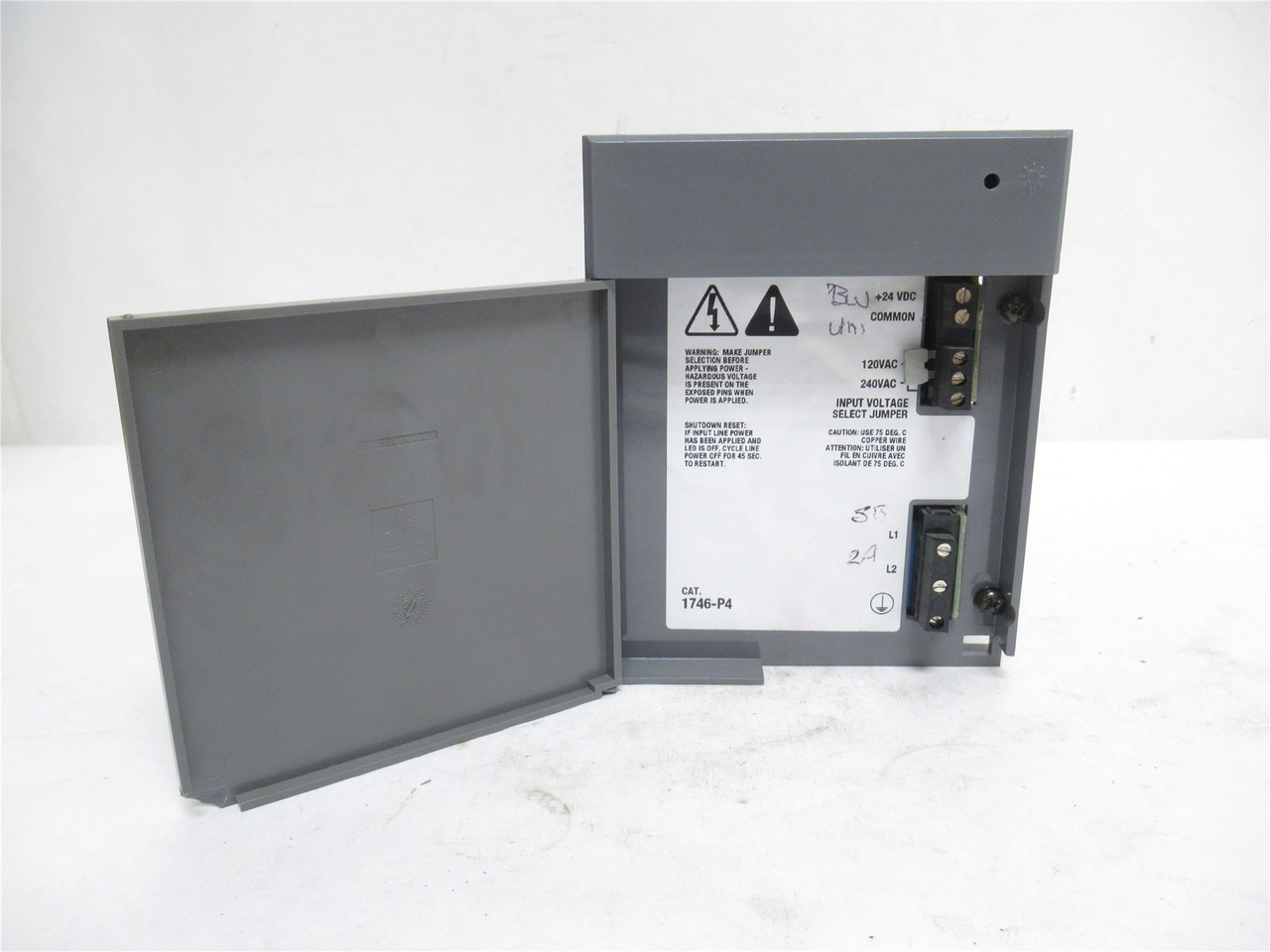 Allen-Bradley 1746-P4; Power Supply 85-132V/190VA Input