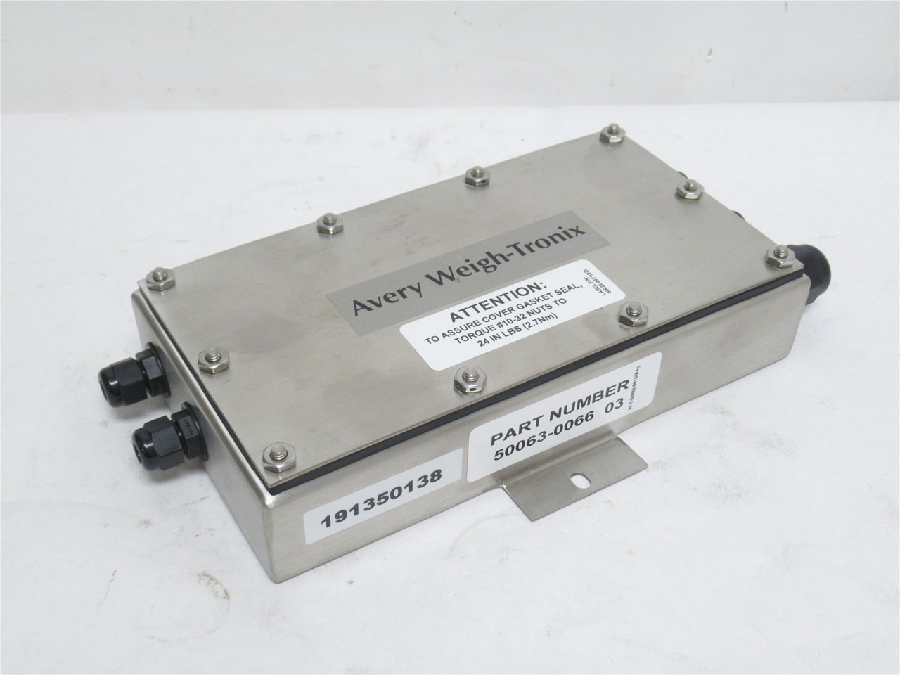 Avery-Weigh 50063-0066; Weight Indicator Controller