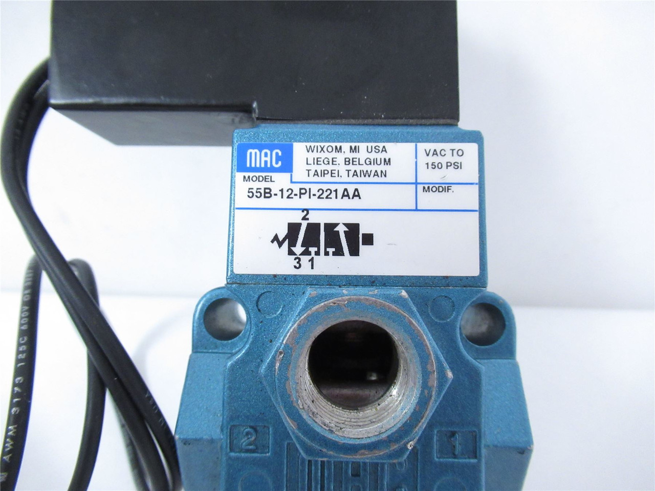MAC  55B-12-PI-221AA; Solonoid Control Valve
