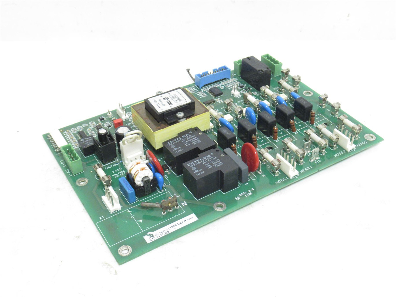 ITW Dynatec 111668; Pump Controller PC Board; Broken Clip
