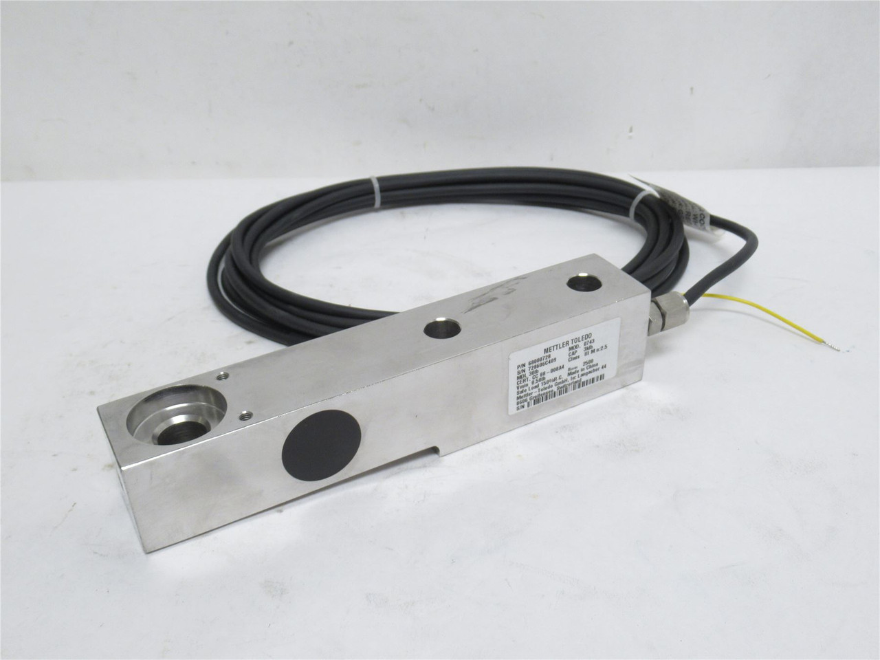 Mettler-Toledo 68000728; Load Cell MDL 30LB CAP: 3KLB