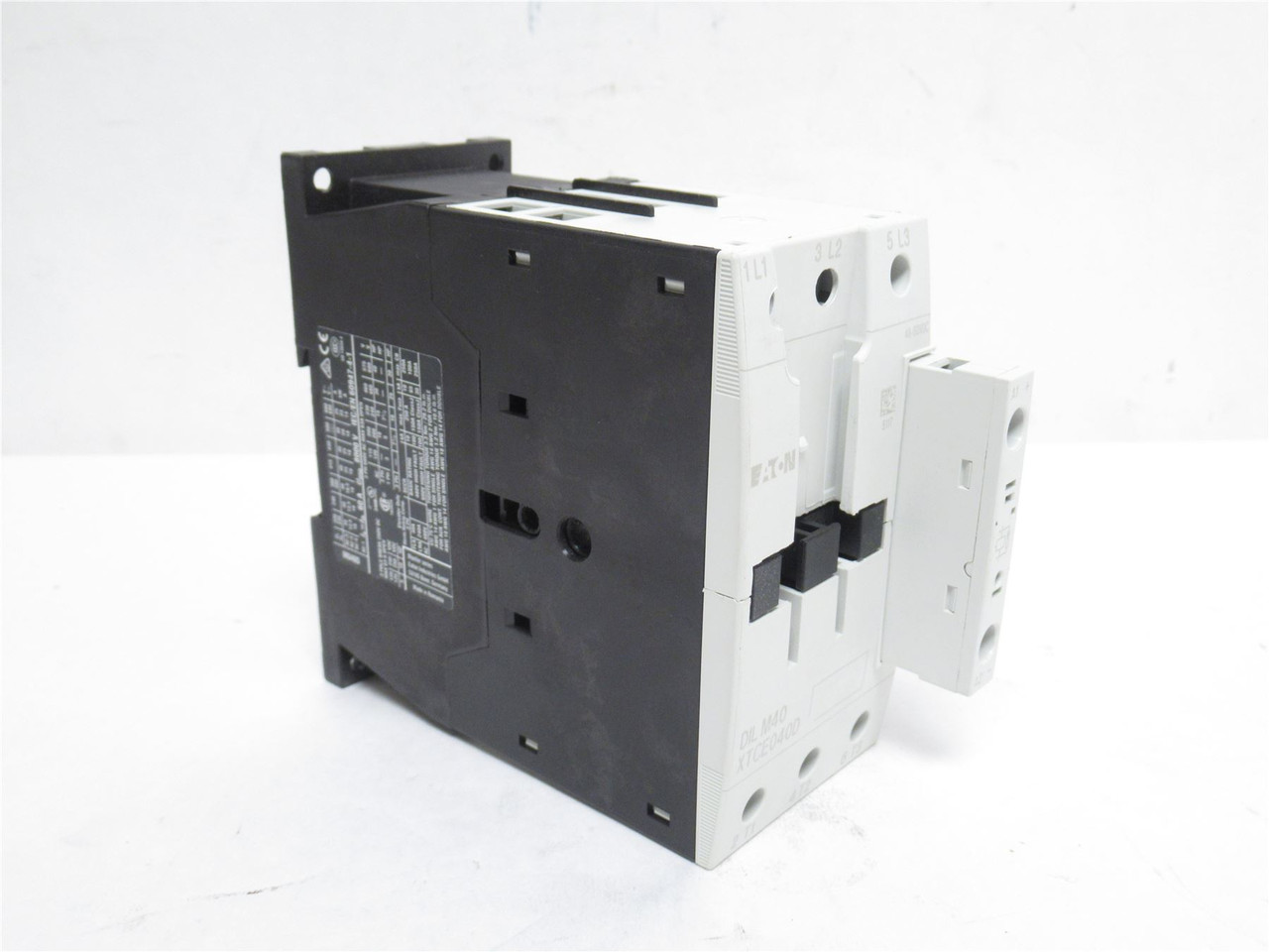 Eaton XTCE040D00WD; Contactor 40A; 3P; 600VAC; Coil: 48-60VDC