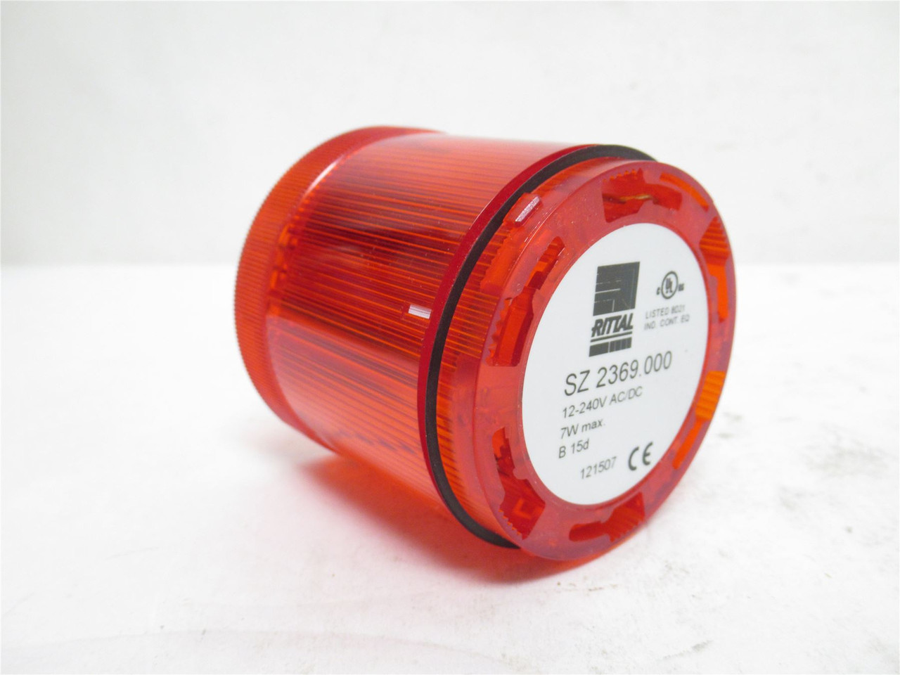 Rittal SZ 2369.000; Single Stack Light Fixture; Red; 12-240V