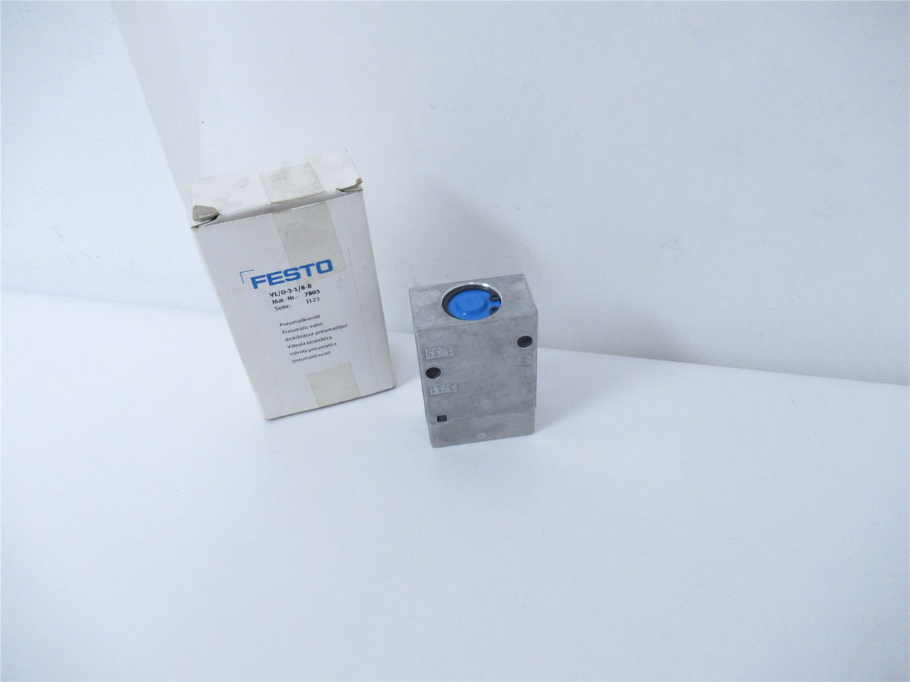 Festo VL/O-3-1/8-B; Valve; Tiger; 3/2NC or NO G1/8 port 7803