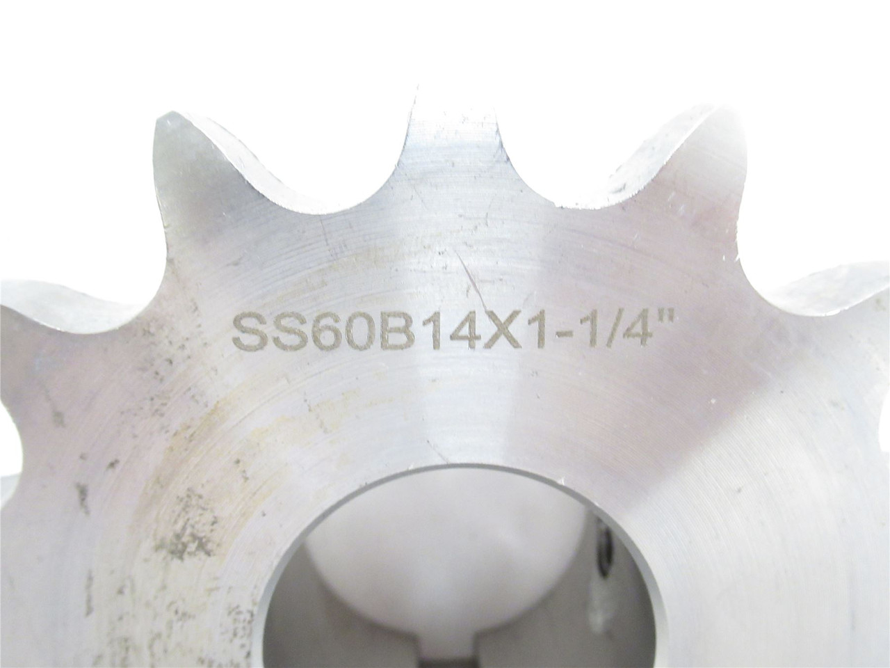 MFG- SS60B14X1-1/4; Sprocket #60; SS; 14 Teeth; 1-1/4"ID