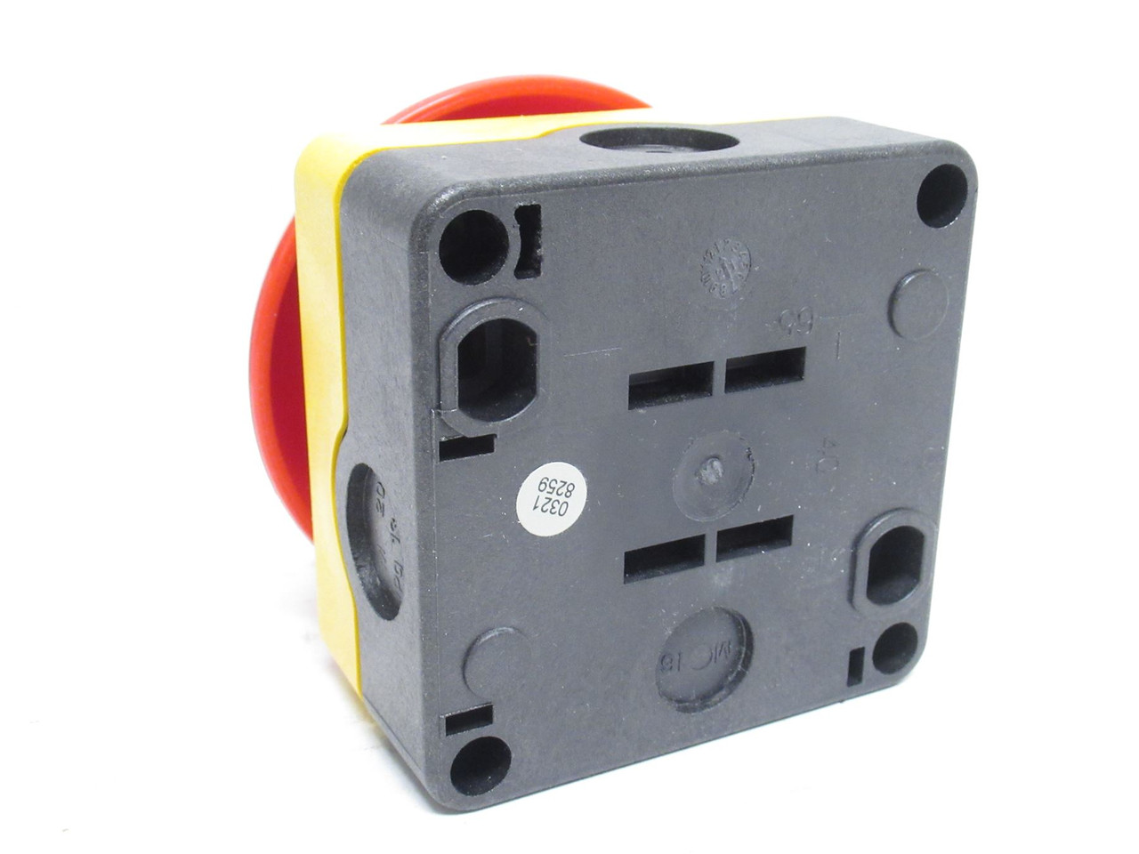 Eaton FAK-R-V-KC11-IY; E-Stop Palm Switch; 1-NO; 1-NC; 22.5mm