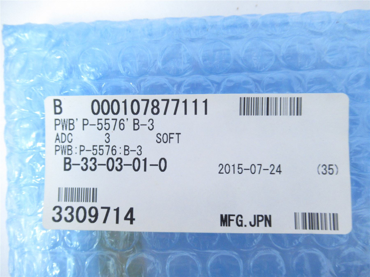 Ishida Scales P-5576B-3; PC I/0 Board Assembly