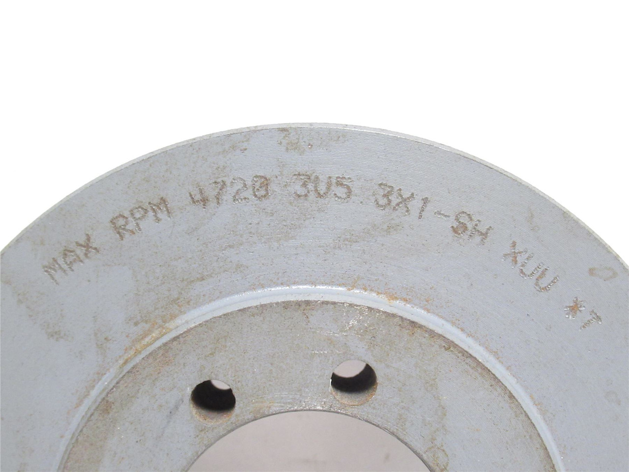 MFG- 1/3V5.30-SH; Bushed V-Belt Pulley; 1 Groove; 5.3"OD