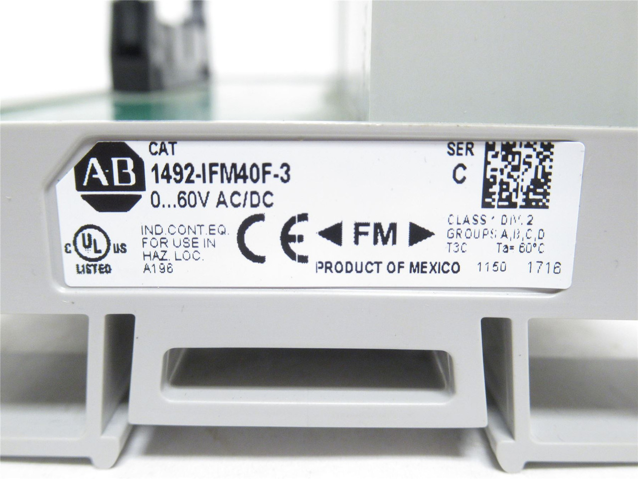 Allen-Bradley 1492-IFM40F-3; Digital IFM; 60VAC/DC; 3 Wire