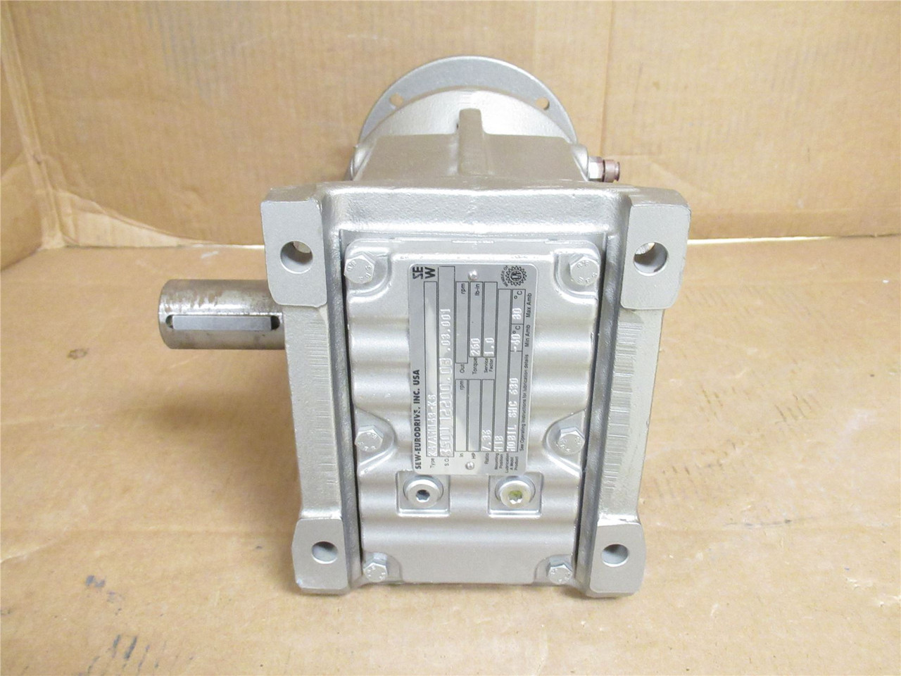 SEW K47AM143-KS; Inline Gearbox 7.36:1 Ratio