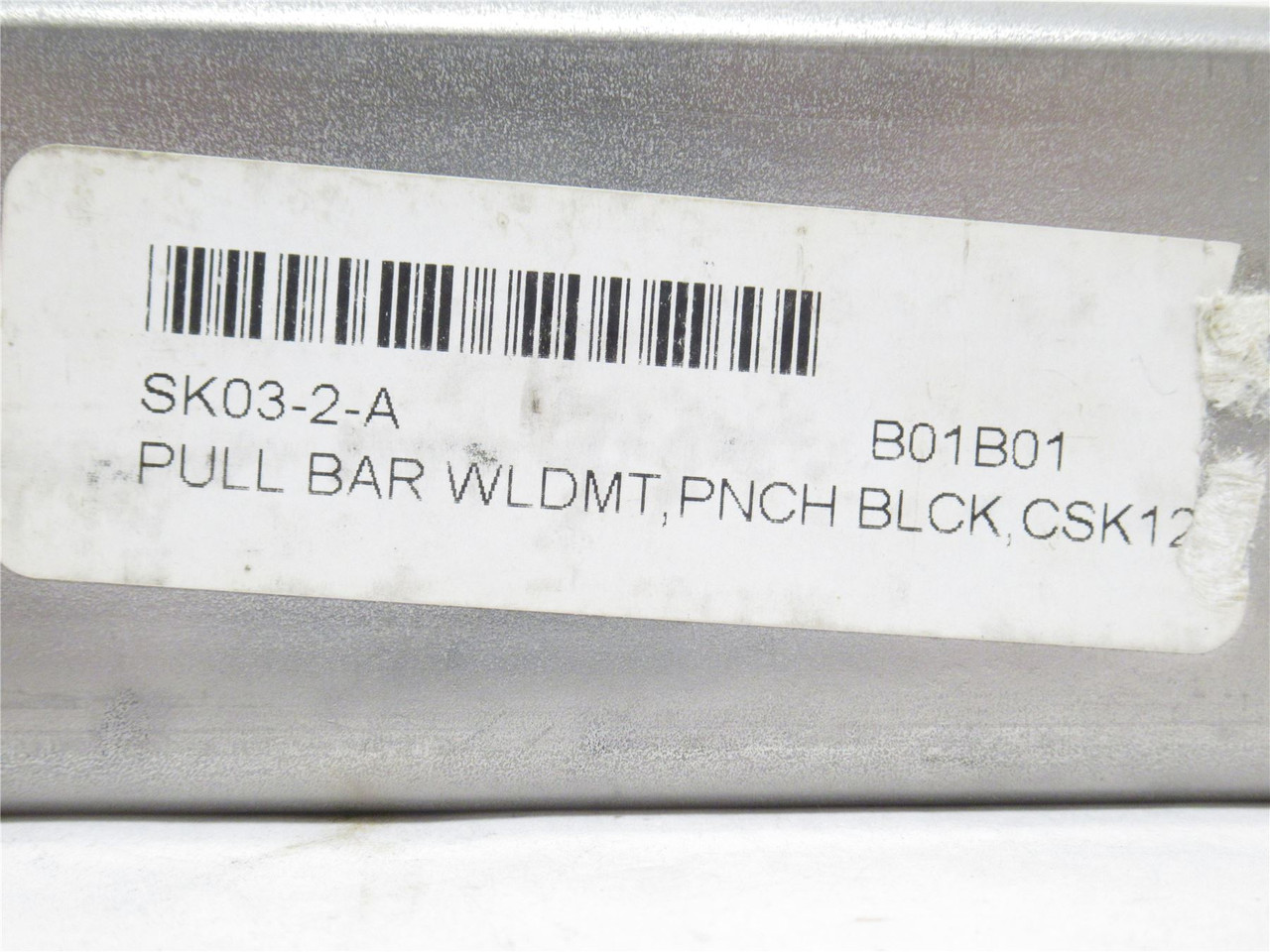 MFG- SK03-2-A; T-Handle Draw Bar Pinch Block SS; 15-1/8' long