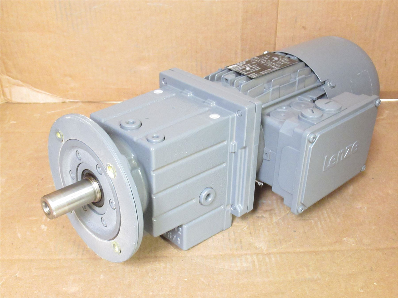 Lenze GST05-2M VCK 080C42; Helical Gear Motor W/Brake; 1.3kW