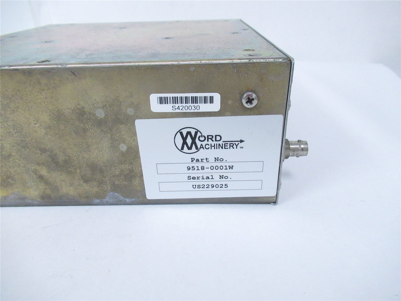 Word Machinery 9518-0001W; Diagnostic Test Module
