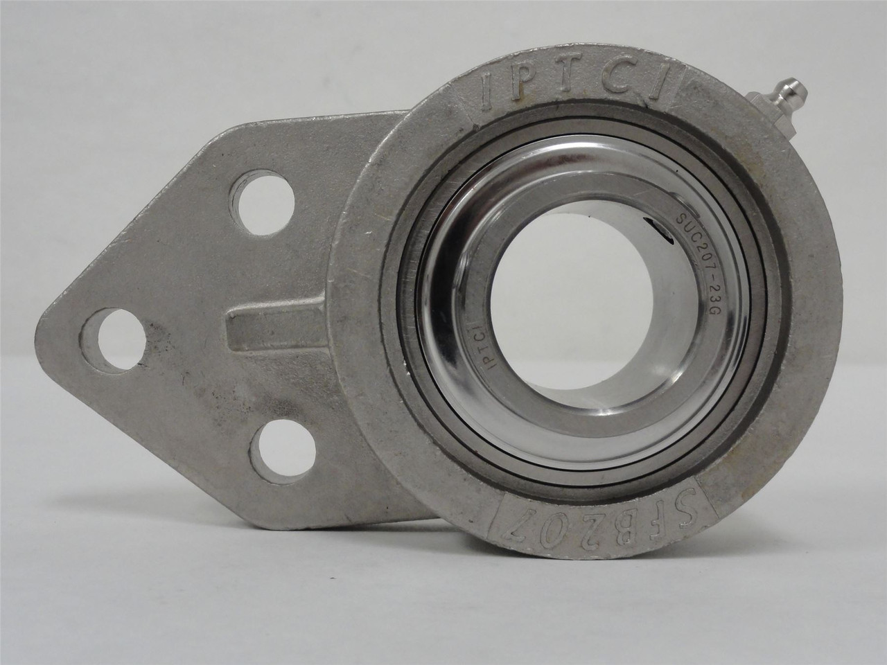 IPTCI SUCSFB 207 23; SS 3-Bolt Flanged Bearing; 1-7/16" ID
