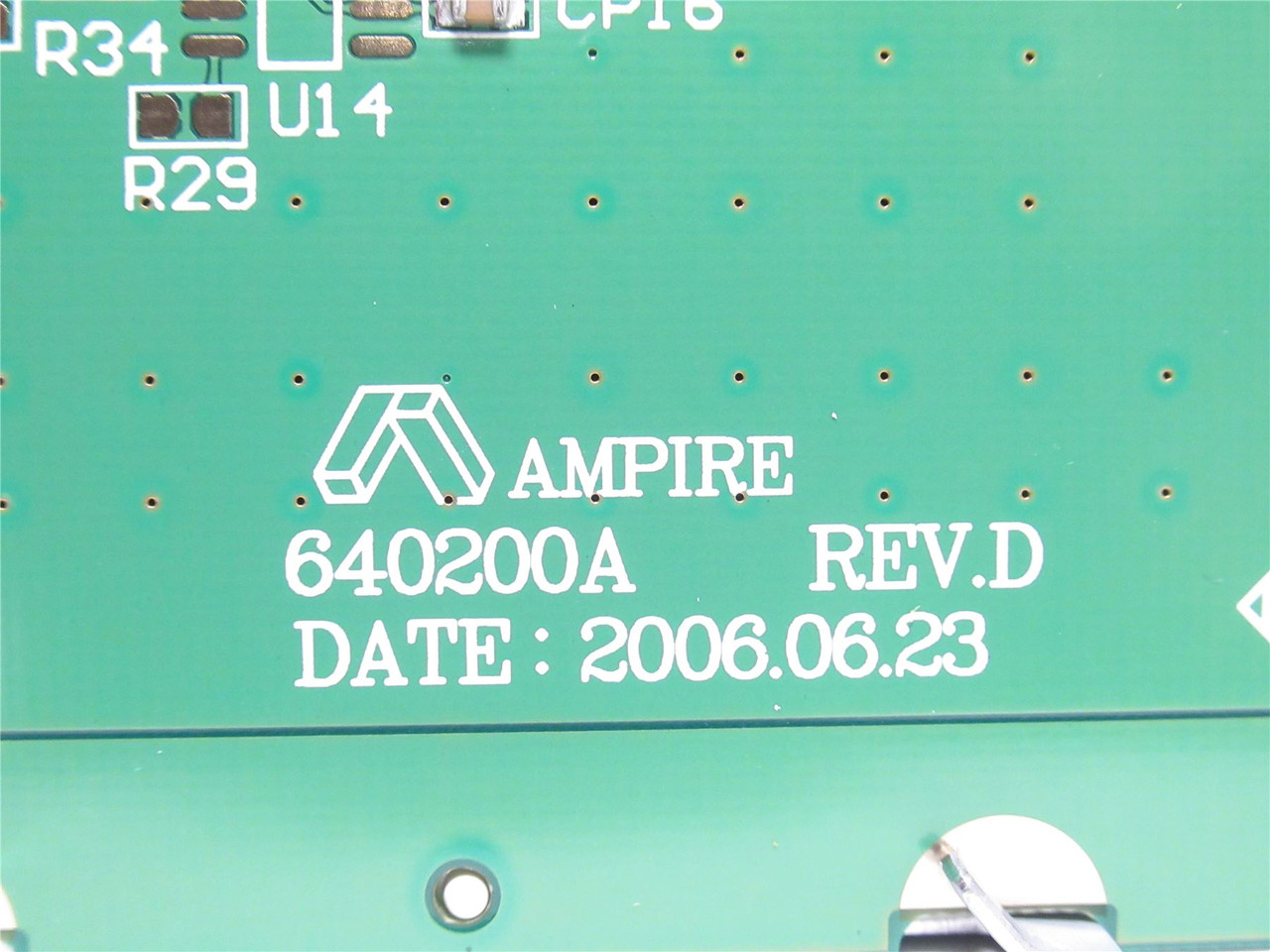 Ampire 640200A; LED Display Screen; 8-1/2" x 3"