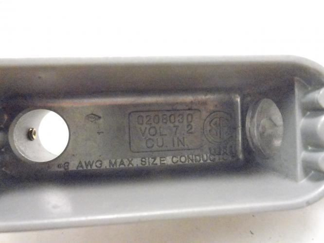 Killark TWOLB-2; Conduit Body 3/4" Hub Size; Volume: 7.2 CU. IN
