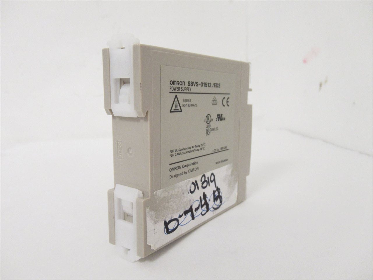 Omron S8VS-01512; Power Supply; 12VDC; 15W; 100/240VAC; 1.2A